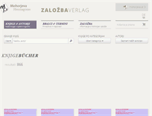 Tablet Screenshot of mohorjeva.com